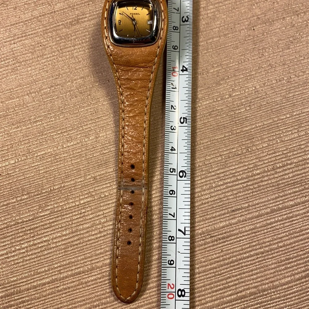 Fossil ES9733 original leather band watch 10meters